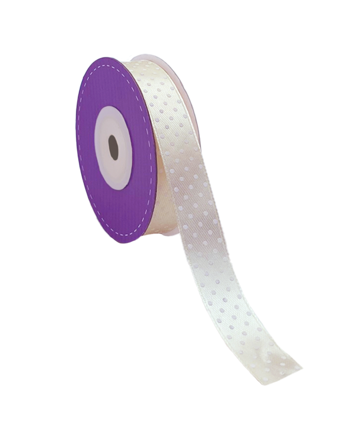 R603015-5/8 LISTON SATIN C/PUNTOS 20 YARDAS