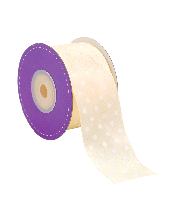 R603015-1-1/2 LISTON SATIN C/PUNTOS 20 YARDAS