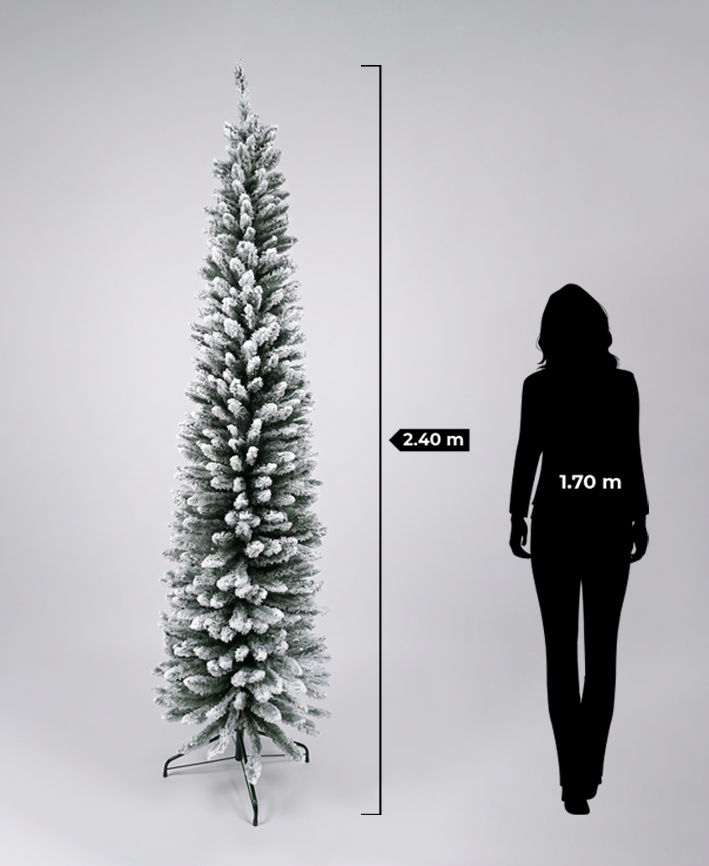 R101051 PINO NAVIDAD NEVADO SLIM