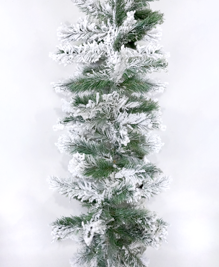 R101351-012 GUIA PINO NAVIDAD NEVADA 30CM X 2.75M