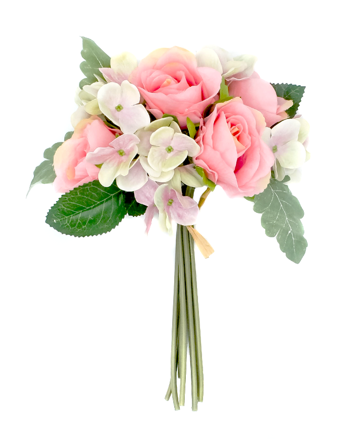 R225003 BOUQUET HORTENCIA BOTON 28 CM