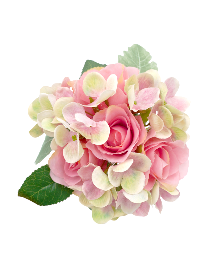 R225003 BOUQUET HORTENCIA BOTON 28 CM