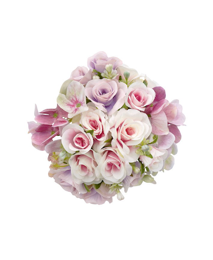 R225013 BOUQUET ROSACEA 37 CM