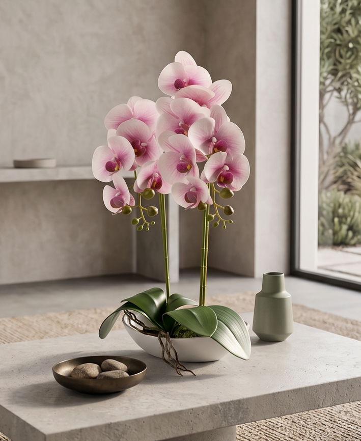 R228003-1 BASE CON ORQUIDEA 25X51CM