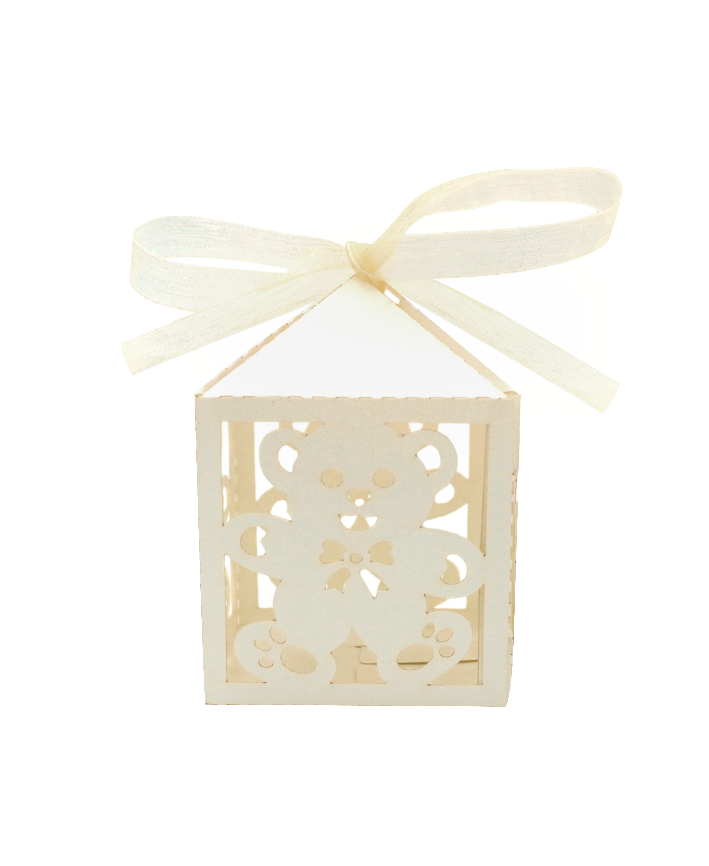 R506007-1 CAJITA PERFORADA OSO 12PZ 6CM