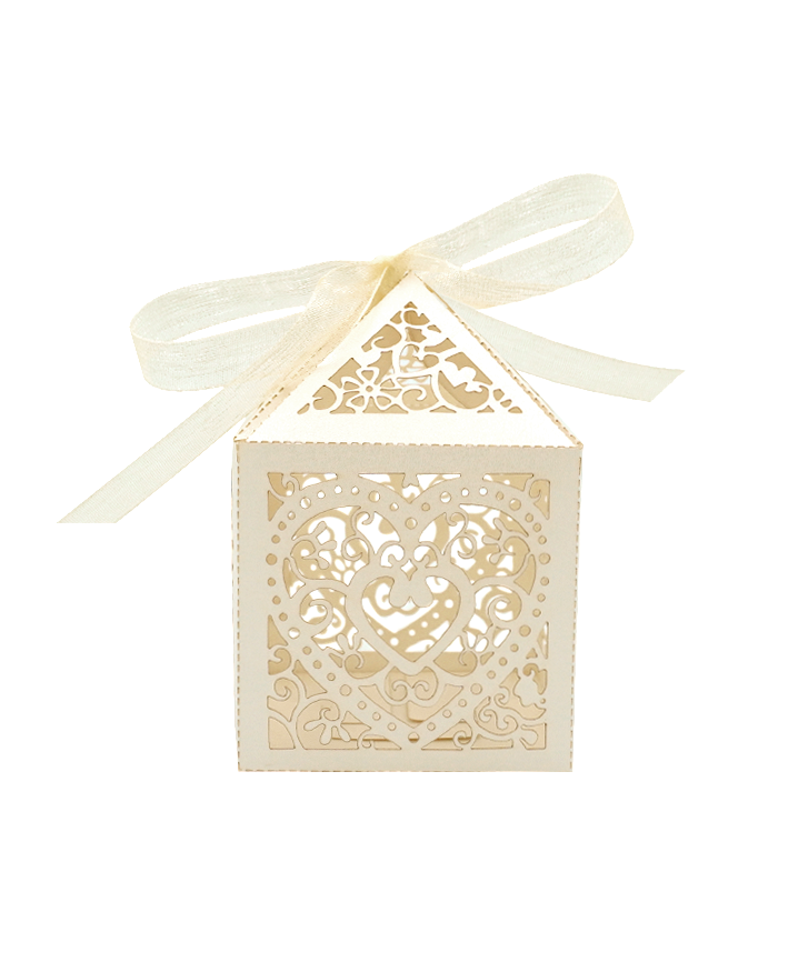 R506008-1 CAJITA PERFORADA CORAZON 12PZ 6CM