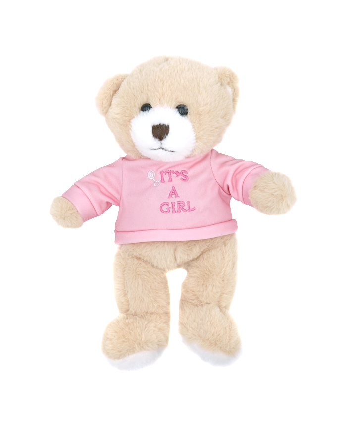 R942101-1 OSO BABY SHOWER ITS A GIRL 25CM ROSA