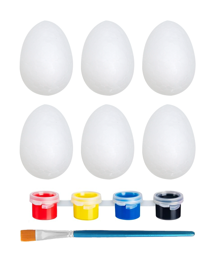 R951202 KIT PINTURA HUEVOS 4X6CM