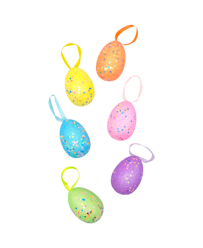 R951401 HUEVOS DE PASCUA DEC 6PZS 5X7CM