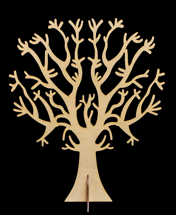 R415206 FIGURA MADERA ARBOL 37 X25