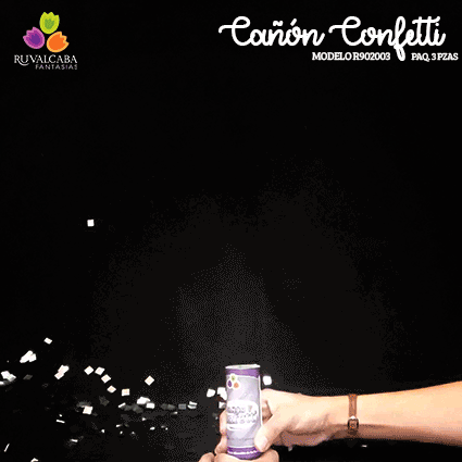 R902003 CANON CONFETTI PLATA 10 CM C/3 PZAS