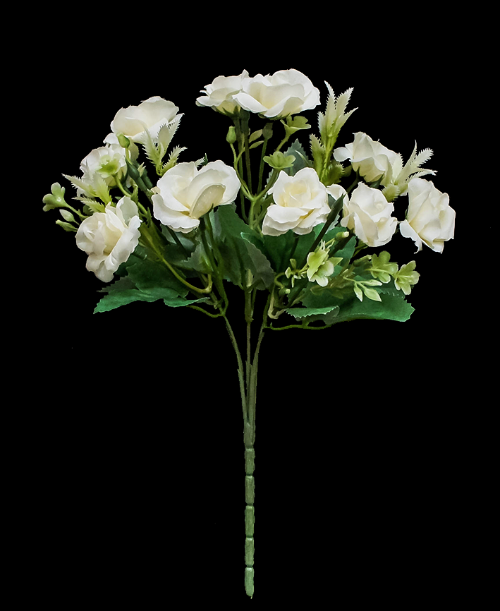 R211013 FLORECITA ROSA PASTEL 28 CMS C/10 FLORES