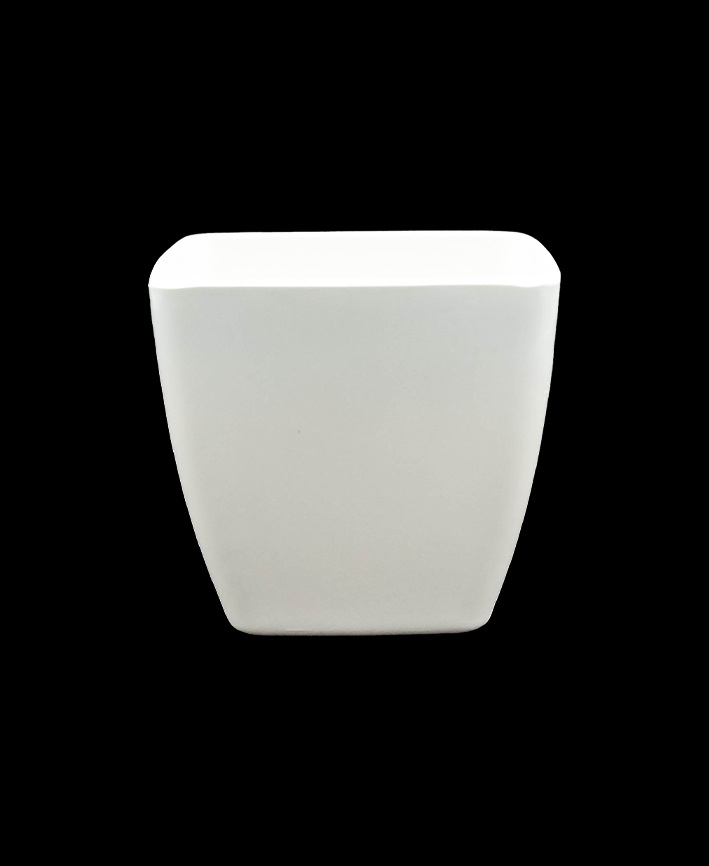 R310009-1 BASE PLASTICO CUADRADA 11.5 X 10.5 CM BLANCO