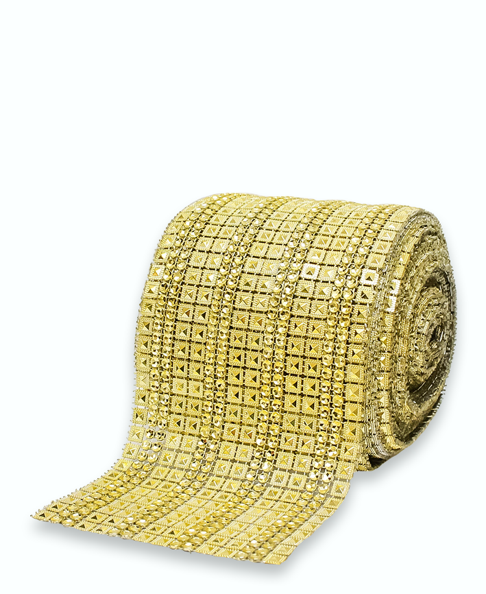 R408005 MALLA PIEDRA PLASTICA CIRCULOS Y CUADROS 10 YDS