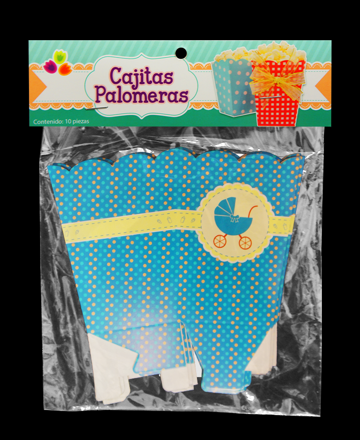 R409006 CAJITA PALOMERA BABY SHOWER C/10 PZAS