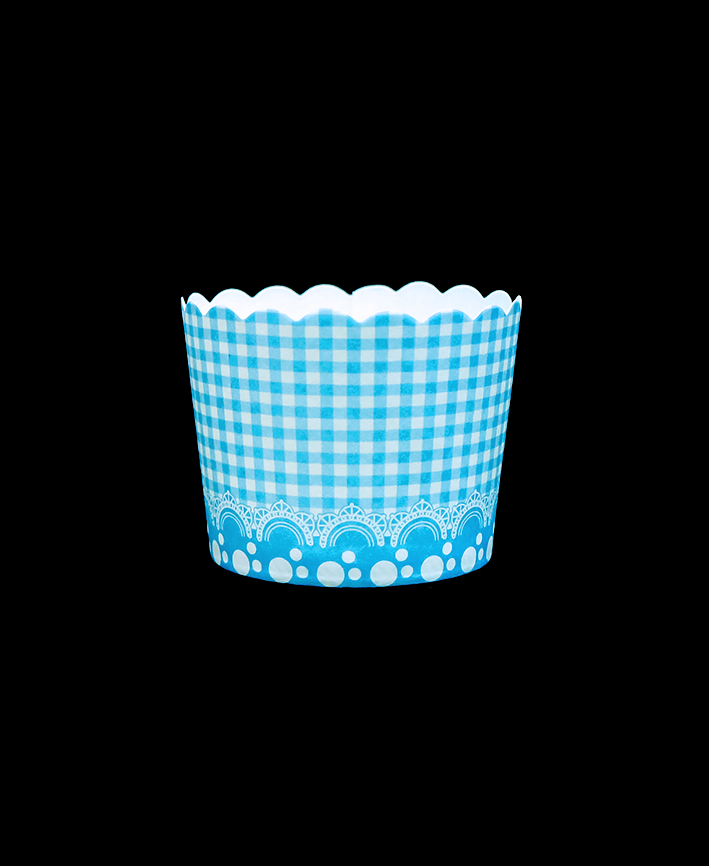 R502003 PORTA MUFFIN CUADROS PAQ C/50 PZAS