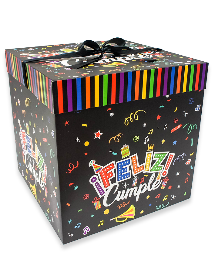R910014 CAJA FELIZ CUMPLE 30 CMS