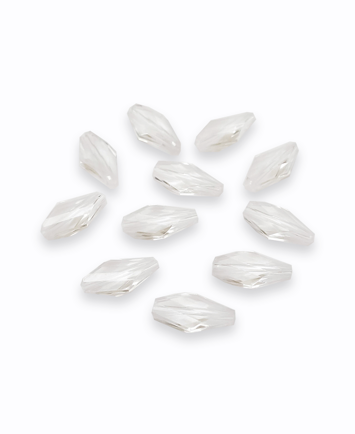 R91013 ACRILICO CTA ROMBO 22MM C/250GRS CLEAR