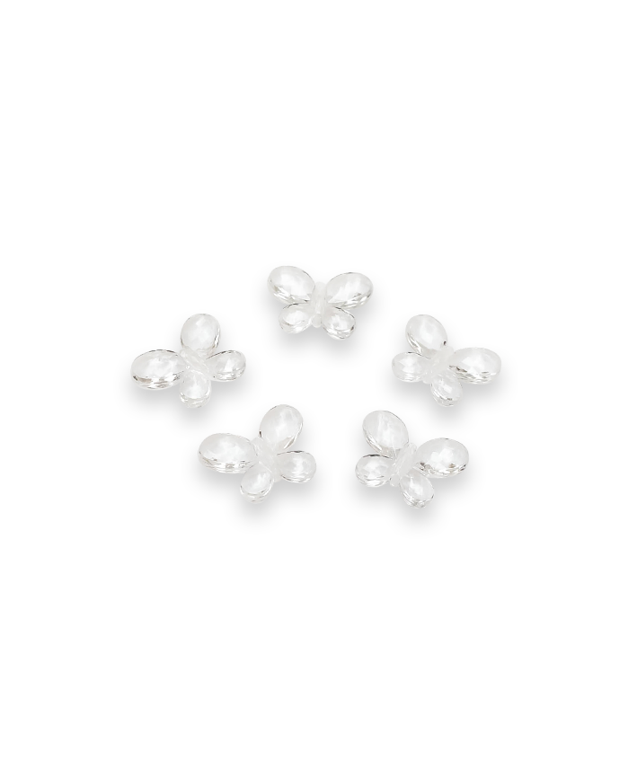 R91024 ACRILICO MARIPOSA 14MM C/250GRS CLEAR,