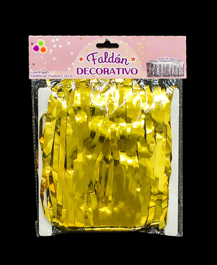 R912005-1 CORTINA FALDON MESA METALICA 4 M X 74 CM