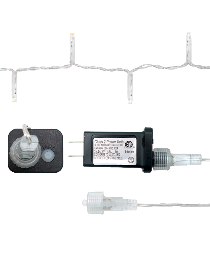 R110202-600-T-WW CASCADA LED 600F 10MX60CM BCO CALIDO C.TRASN