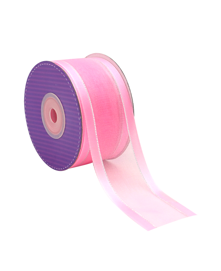 R603002-1 -1/2'' LISTON ORGANZA/SATIN/PLATA 3.81CM 20Y