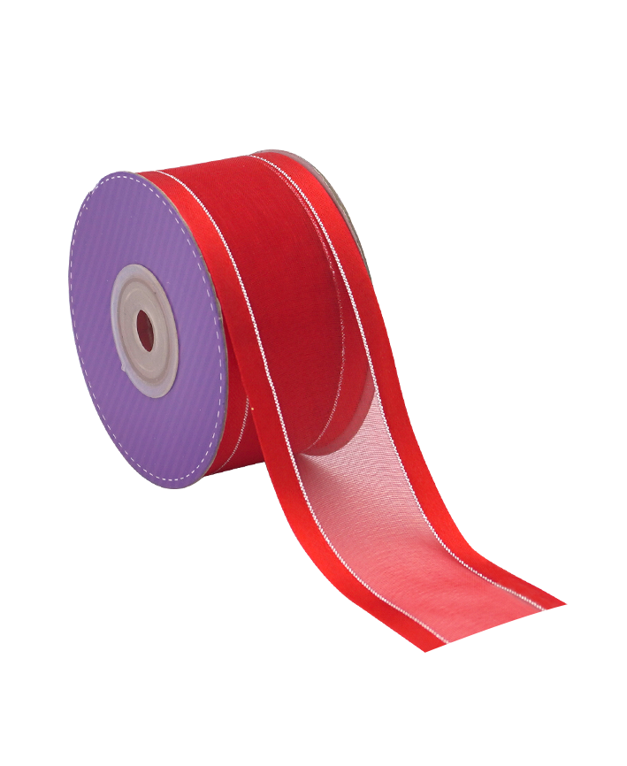 R603002-1-1/2 LISTON ORGANZA/SATIN/PLATA 20 YARDAS
