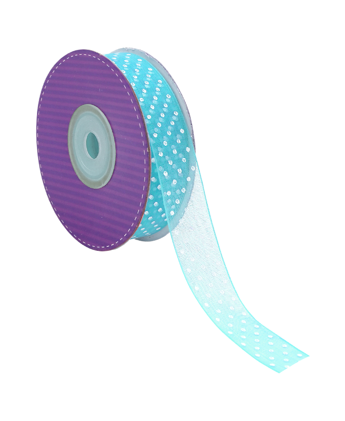 R603006-5/8 LISTON ORGANZA C/PUNTOS 20 YARDAS