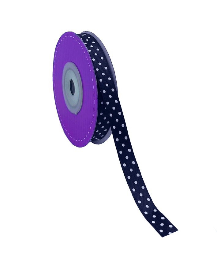 R603015-3/8 LISTON SATIN C/PUNTOS 20 YARDAS