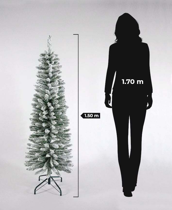 R101051 PINO NAVIDAD NEVADO SLIM