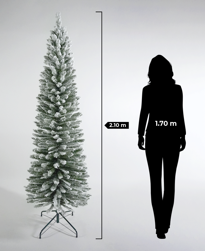 R101051 PINO NAVIDAD NEVADO SLIM