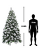 R101125 PINO NAVIDAD NEVADO BEAVER 2.10M