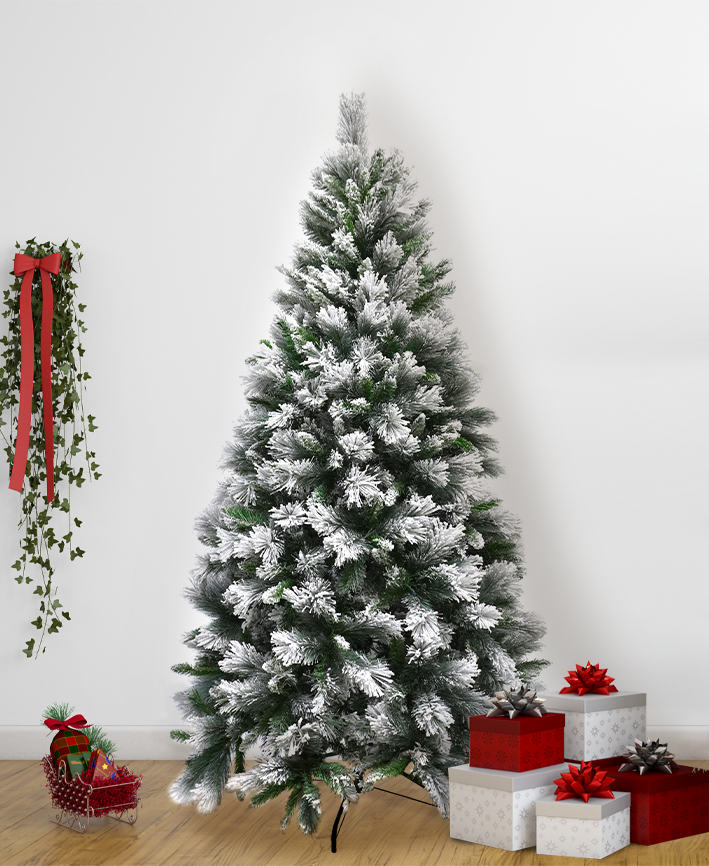 R101125 PINO NAVIDAD NEVADO BEAVER 2.10M