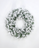 R101551-036 CORONA PINO NAVIDAD NEVADO 91 CM