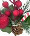 R103082 NAVIDAD PICK BERRY PERLINA 23CM