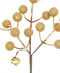 R103085 NAVIDAD PICK BERRY CASCABEL 28CM