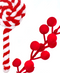 R103090 NAVIDAD PICK BERRY FLOK 30CM