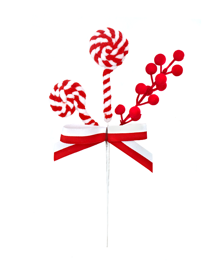 R103090 NAVIDAD PICK BERRY FLOK 30CM