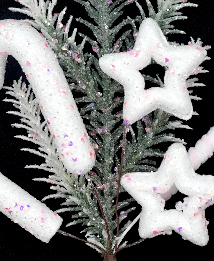 R103091 NAVIDAD PICK ESTRELLAS 35CM