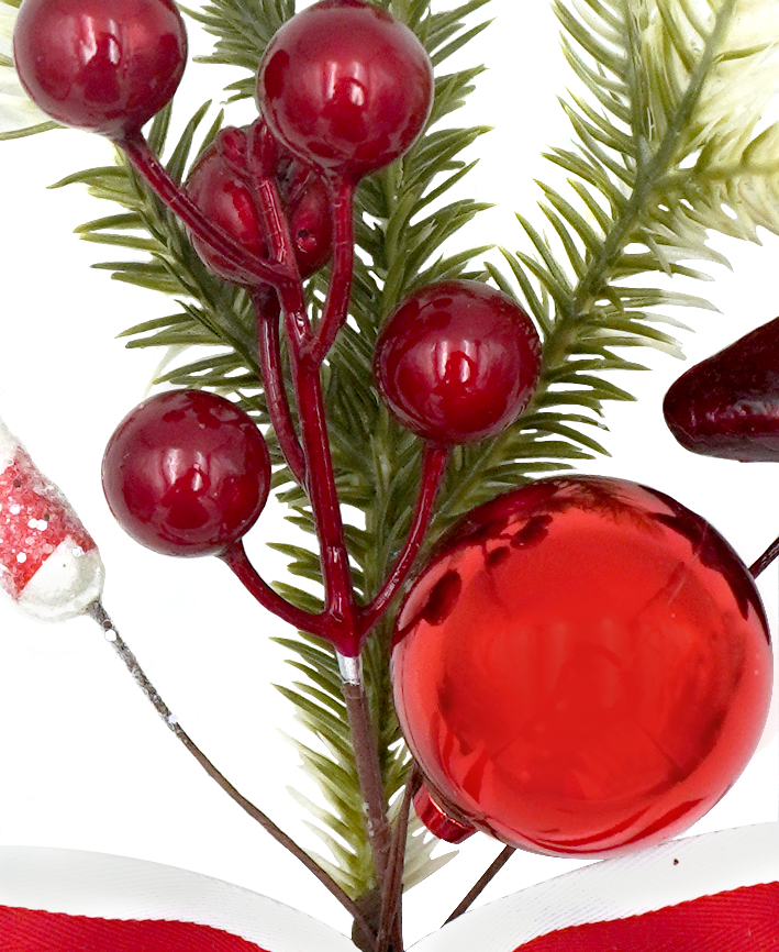R103092 NAVIDAD PICK ESTRELLA BASTON 28CM