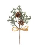R103094 NAVIDAD PICK PINO PIÑAS 28CM