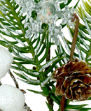 R103095 NAVIDAD PICK COPO DE NIEVE 26CM