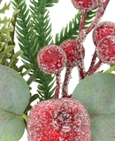 R103099 NAVIDAD PICK GRANADA PERLINAS 28CM