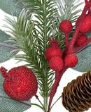 R103132 NAVIDAD PICK PERLINA 34CM