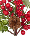 R103134 NAVIDAD PICK MORAS PIÑA 43CM