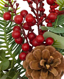 R103503 NAVIDAD PICK MORAS PIÑA 43CM