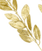 R104140-1 NAV HOJA HOJAS X3 74CM ORO