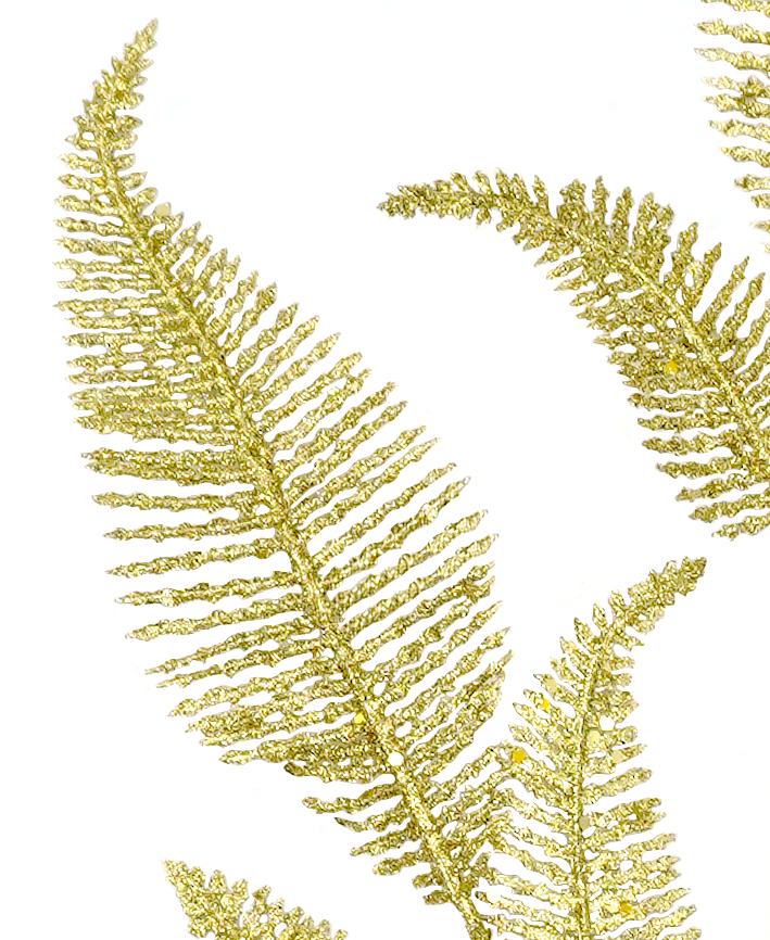 R104141-1 NAV HOJA PLUMA X3 74CM ORO
