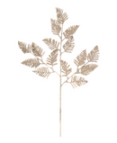 R104142-2 NAV HOJA HELECHO X3 74CM CHAMPAGNE