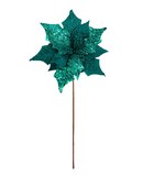 R106302 NAVIDAD VARA FLOR NOCHE BUENA LENTEJUELA 25 CMS PZA